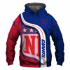 New York Giants 3D Hoodie Pullover Zip Hoodie Nfl for Fans 0