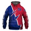 New York Giants Hoodie Zigzag Graphic Zip Hoodie Gift for Fans New York Giants Hoodie Zigzag Graphic Zip Hoodie Gift for Fans 0
