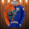 New York Islanders Hoodie 3D Zip Hoodie 3D Cartoon Graphic Zip Hoodie for Fan 0