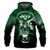 New York Jets Hoodie 3D Halloween Horror Night Gift for Fans New York Jets Hoodie 3D Halloween Horror Night Gift for Fans 0