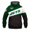 New York Jets Hoodie 3D Zip Hoodie 0