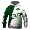 New York Jets Hoodie Long Sleeve Zip Hoodie for Fan 0
