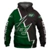 New York Jets Hoodie Zigzag Graphic Zip Hoodie Gift for Fans 0