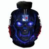 New York Rangers Halloween Hoodie 3D Skulls Pullover Nhl 0
