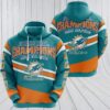 Nfl Champions Miami Dolphins 3D Hoodie 0