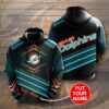 Nfl Miami Dolphins 3D Hoodie Custom Your Name Personalized 0