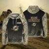 Nfl Miami Dolphins Camouflage Hoodie 3D For Fan Nfl Miami Dolphins Camouflage Hoodie 3D For Fan 0