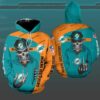 Nfl Miami Dolphins Hoodie Hip Hop Skull 3D Nfl Miami Dolphins Hoodie Hip Hop Skull 3D 0