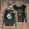 Nfl Miami Dolphins Hunting Hoodie 3D For Fans 0