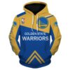 Nhl Fan Gift Golden State Warriors 3D All Over Print Zip Up Hoodie 0