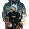 Nier Automata Hoodie 3D 0