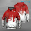 Niners Hoodie 3D White And Red San Francisco 49ers Gift Niners Hoodie 3D White And Red San Francisco 49ers Gift 0