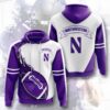 Northwestern Wildcats Custom Sport All Over Print Hoodie 3D Northwestern Wildcats Custom Sport All Over Print Hoodie 3D 0
