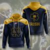 Notre Dame Fighting Irish Custom Sport All Over Print Hoodie 3D Notre Dame Fighting Irish Custom Sport All Over Print Hoodie 3D 0