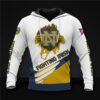 Notre Dame Fighting Irish Hoodie 3D Zip Hoodie Long Sleeve Gift for Fan Notre Dame Fighting Irish Hoodie 3D Zip Hoodie Long Sleeve Gift for Fan 0