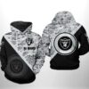 Oakland Raiders NFL 3D All Over Printed Hoodie 1