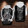 Oakland Raiders NFL 3D All Over Printed Hoodie Zip Up Hoodie 1