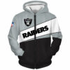 Oakland Raiders Zip Hoodie 3D Zip Hoodie 0