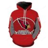 Official Arizona Cardinals Nfl 3D All Over Print Zip Up Hoodie Option Official Arizona Cardinals NFL 3D All Over Print Zip up Hoodie Option 1
