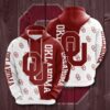 Oklahoma Sooners Custom All Over Print Hoodie 3D Oklahoma Sooners Custom All Over Print Hoodie 3D 0
