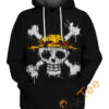 One Piece Skull Hoodie 3D 0