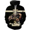 Orleans Saints NFL Orleans Saints Apparel V2 3D All Over Print Zip up Hoodie Option 1