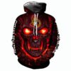 Ottawa Senators Halloween Hoodie 3D Skulls Pullover Nhl Ottawa Senators Halloween Hoodie 3D Skulls Pullover Nhl 0