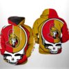 Ottawa Senators Nhl Grateful Dead 3D All Over Print Zip Up Hoodie Option Ottawa Senators NHL Grateful Dead 3D All Over Print Zip up Hoodie Option 1