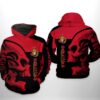 Ottawa Senators Nhl Skull 3D All Over Print Zip Up Hoodie Option Ottawa Senators NHL Skull 3D All Over Print Zip up Hoodie Option 1