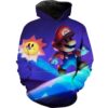 Paper Mario Video Game Nintendo Hoodie 3D Paper Mario Video Game Nintendo Hoodie 3D 0