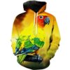 Parrot Colorful Animal Bird Hoodie 3D Parrot Colorful Animal Bird Hoodie 3D 0