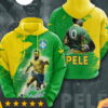 Pel? Legend Of Football Signature 3D Hoodie Pele Legend Of Football Signature 3D Hoodie 0