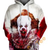 Pennywise Bloody Mouth Hoodie 3D Pennywise Bloody Mouth Hoodie 3D 0