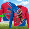 Personalized 3D Hoodie Adelaide Football Club Afl Football Player Custom Name 3D All Over Print Zip up Hoodie Option 1