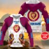 Personalized 3D Hoodie Brisbane Lions Douple Mascot Afl Custom Name 3D All Over Print Zip Up Hoodie Option Personalized 3D Hoodie Brisbane Lions Douple Mascot AFL Custom Name 3D All Over Print Zip up Hoodie Option 1