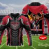 Personalized 3D Hoodie Essendon Football Club AFL 3D LG Mascot Custom Name 3D All Over Print Zip up Hoodie Option 1