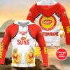Personalized 3D Hoodie Gold Coast Football Club Douple Mascot Afl Custom Name 3D All Over Print Zip Up Hoodie Option Personalized 3D Hoodie Gold Coast Football Club Douple Mascot AFL Custom Name 3D All Over Print Zip up Hoodie Option 1