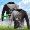 Personalized 3D Hoodie New Zealand Warriors NRL Football Player Custom Name 3D All Over Print Zip up Hoodie Option 1