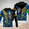 Personalized 3D Hoodie Parramatta Eels Nrl Skull Cap Custom Name 3D All Over Print Zip Up Hoodie Option Personalized 3D Hoodie Parramatta Eels NRL Skull Cap Custom Name 3D All Over Print Zip up Hoodie Option 1