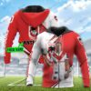 Personalized 3D Hoodie St George Illawarra Dragons NRL Football Player Custom Name 3D All Over Print Zip up Hoodie Option 1