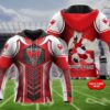 Personalized 3D Hoodie Sydney Swans AFL 3D LG Mascot Custom Name 3D All Over Print Zip up Hoodie Option 1