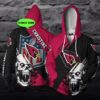 Personalized Arizona Cardinals Nfl Skull Custom Name 3D All Over Print Hoodie Personalized Arizona Cardinals NFL Skull Custom Name 3D All Over Print Hoodie 1