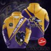 Personalized Baltimore Ravens Custom All Over Print Hoodie 3D 0