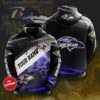Personalized Baltimore Ravens Custom Sport All Over Print Hoodie 3D 0