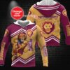 Personalized Brisbane Lions Afl Mascot Tgiac Custom 3D All Over Print Hoodie Personalized Brisbane Lions Afl Mascot Tgiac Custom 3D All Over Print Hoodie 1