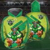 Personalized Canberra Raiders NRL Mascot Custom 3D All Over Print Hoodie 1