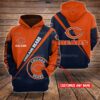 Personalized Chicago Bears NFL Customized 3D Printed Pull Over Hoodie Zip Up Hoodie 1