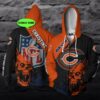 Personalized Chicago Bears Nrl Skull Custom 3D All Over Print Hoodie Personalized Chicago Bears NRL Skull Custom 3D All Over Print Hoodie 1