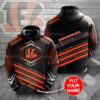 Personalized Cincinnati Bengals Nfl Custom Name 3D All Over Print Zip Up Hoodie Option Personalized Cincinnati Bengals NFL Custom Name 3D All Over Print Zip up Hoodie Option 1