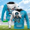Personalized Cronulla Sutherland Sharks 3D Hoodie NRL 3D Hoodie Mascot Skull Custom Name 3D All Over Printed Hoodie 1